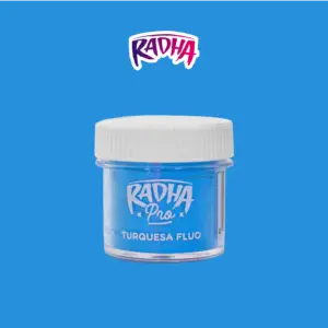 BLISTER X10 POTES 4GR - TURQUESA FLUO