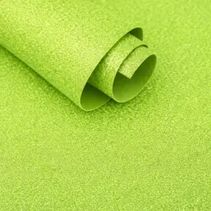 Goma Eva Glitter Verde Limón Paquetes de 10 unidades