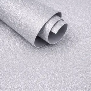 Goma Eva Glitter Plateado Paquetes de 10 unidades